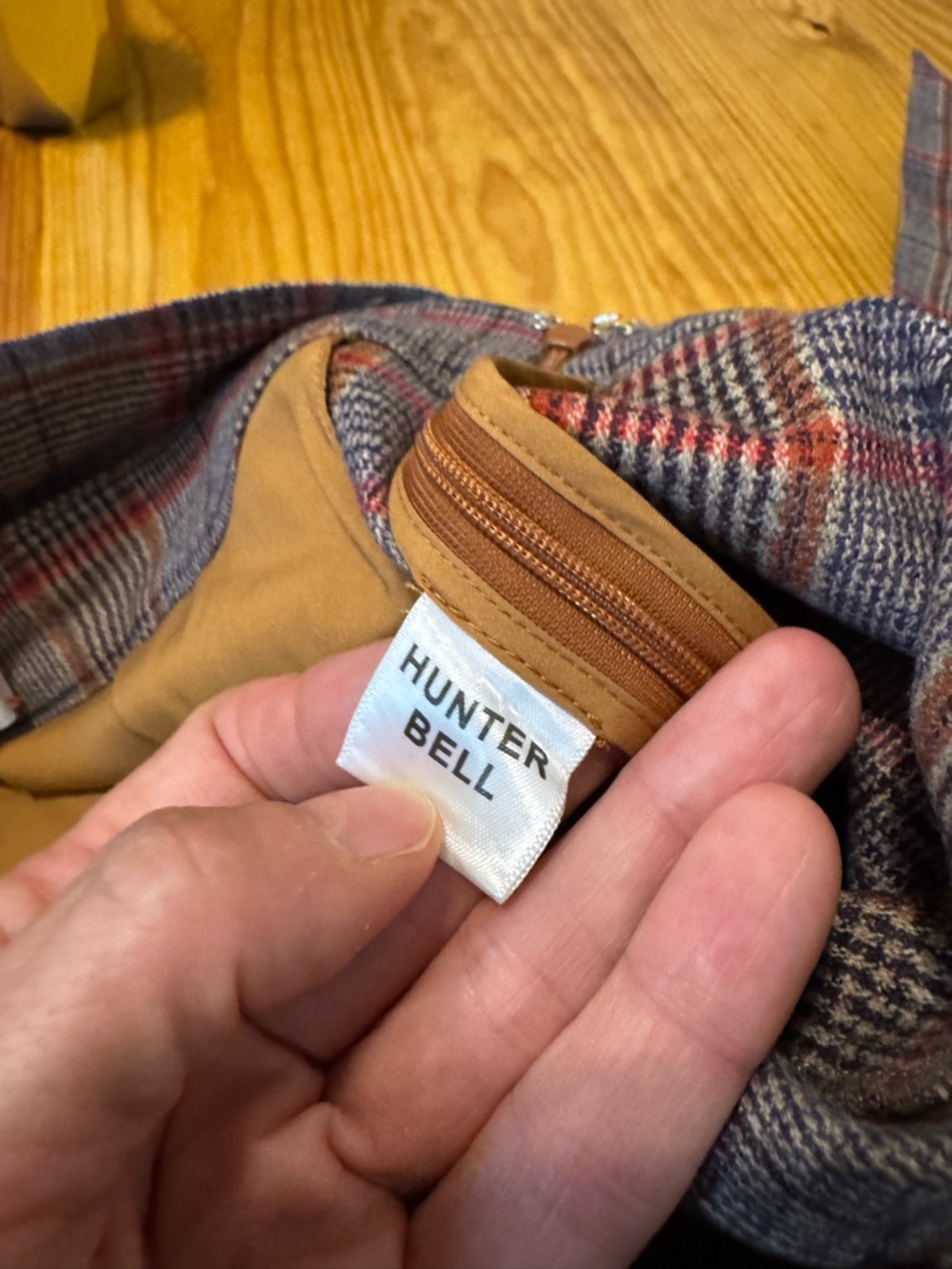 NWT Hunter Bell Ashton Short Tie Waist Prestige Plaid High Waist Women’s SIZE 8 - Picture 8 of 10